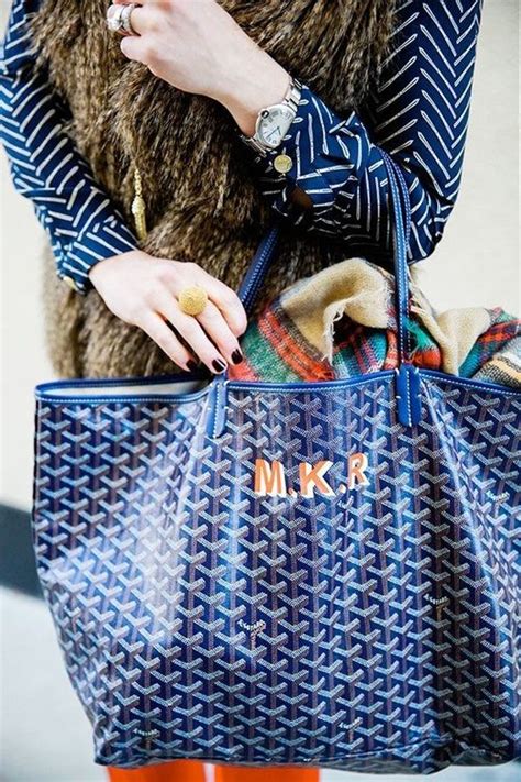 goyard monogram ideas|cost of personalized goyard tote.